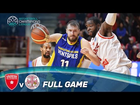 Varese v Ventspils - Full Game - Basketball Champions League