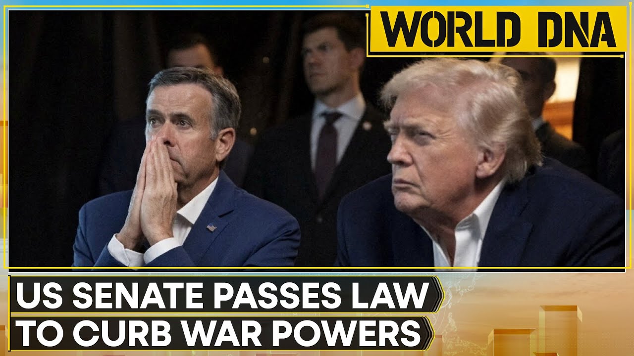 Senate Advances Bill to Limit Trump’s Venezuela War Powers | WION World DNA