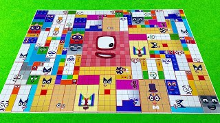 DIY NUMBERBLOCKS PUZZLE Tetris Create Super Numberblock 999 Lvl 9