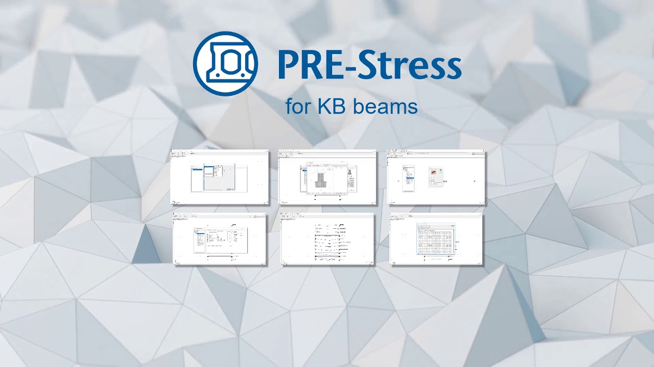 PRE-Stress software for prestressed concrete beam design