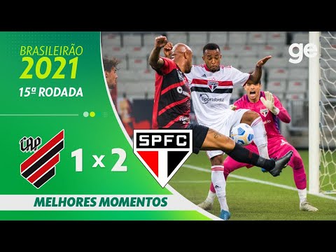 Gols e lances de Athletico Paranaense x São Paulo