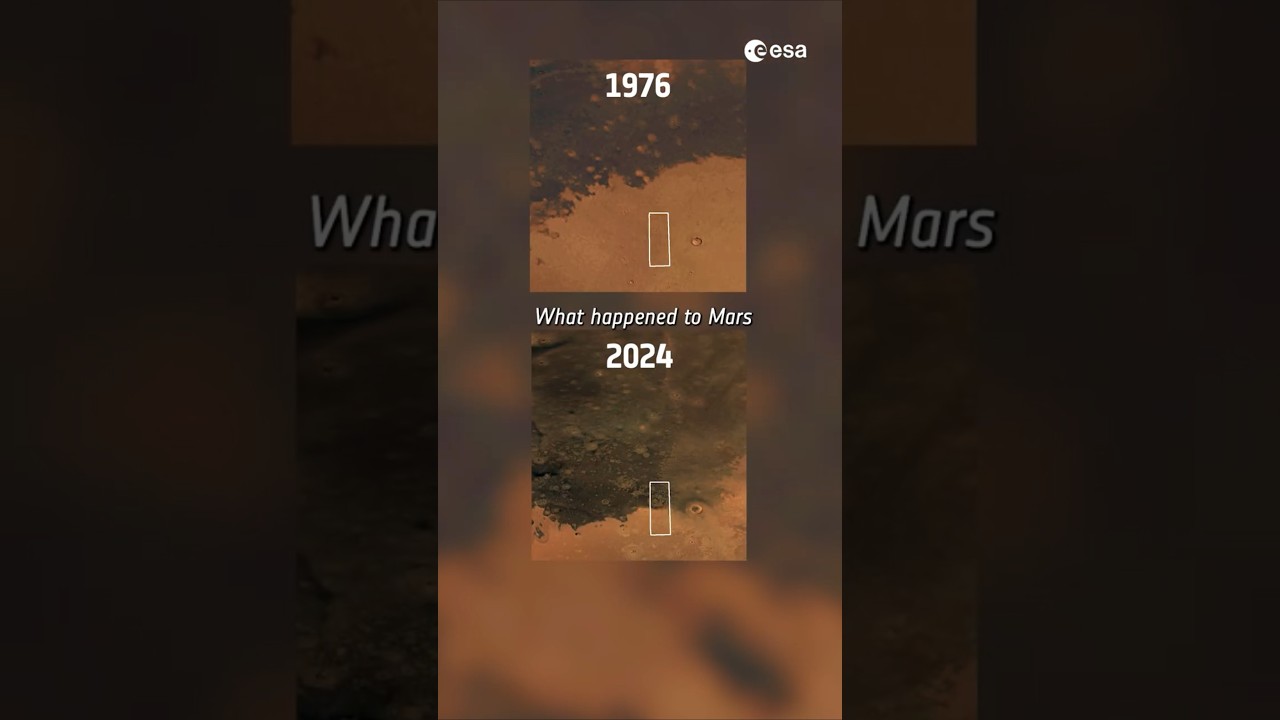 Mars then vs now… What changed in 50 years? 🔴