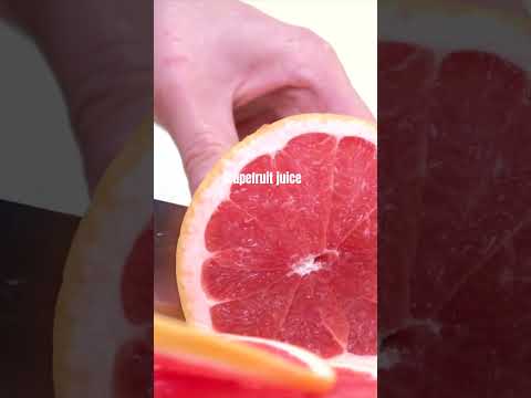 How to make the best healthy coconut grapefruit juice #shorts