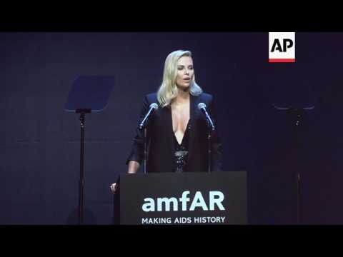 Theron pleads for AIDS work in South Africa