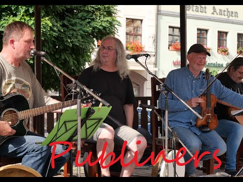 Die Publiners aus Jena in der Kulturbude in Naumburg an der Saale (1.8.21) spielen Irish  Folk
