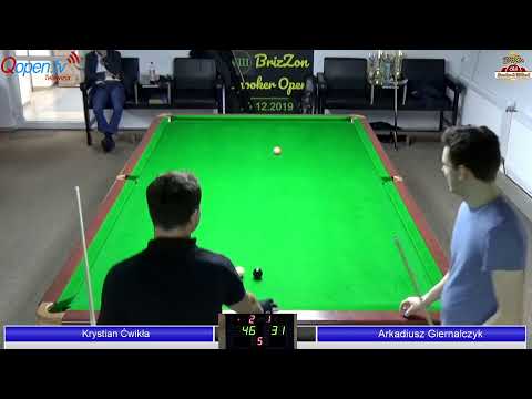 BrizZon Snooker Open VII - Krystian Ćwikła vs Arkadiusz Giernalczyk