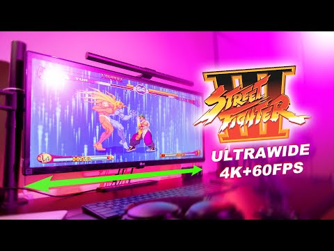[4K - 60FPS] Street Fighter III: 2nd Impact - Giant Attack - Ultra Widescreen Mode