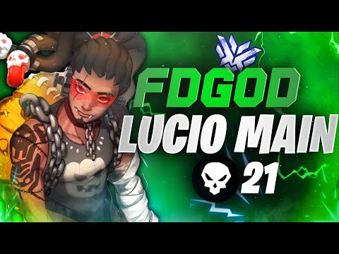 SF Shock FDGod Pro Lucio gameplay - Overwatch Season 28 Top 500