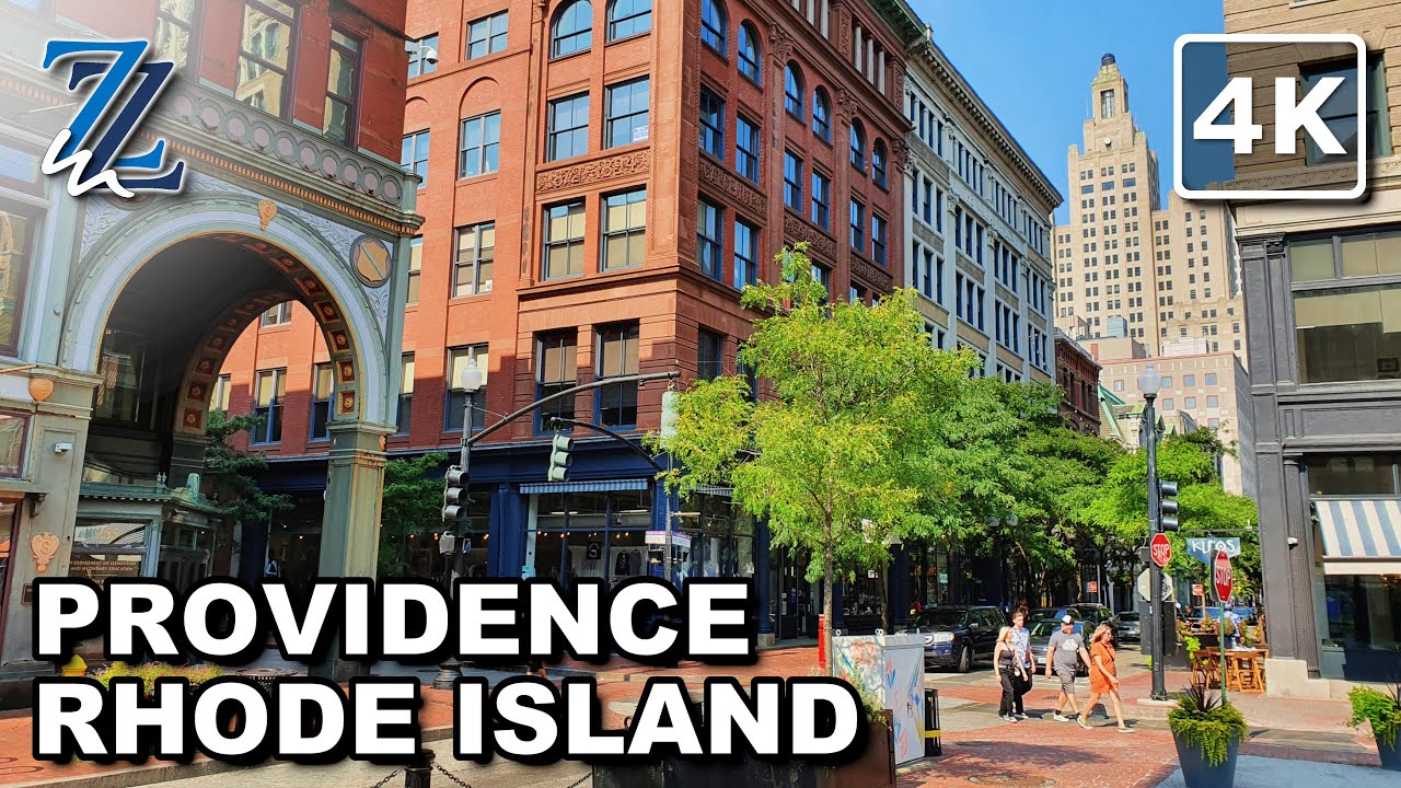 Immersive street-level walking tour through Providence, RI, United States, showcasing authentic urban landscapes, local architecture, and the vibrant atmosphere of the city's neighborhoods