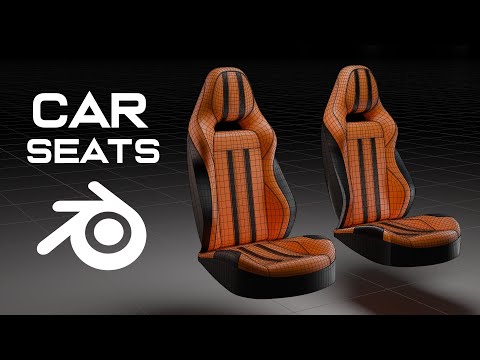 How to Model Car Seats in Blender (Aryan3D)
