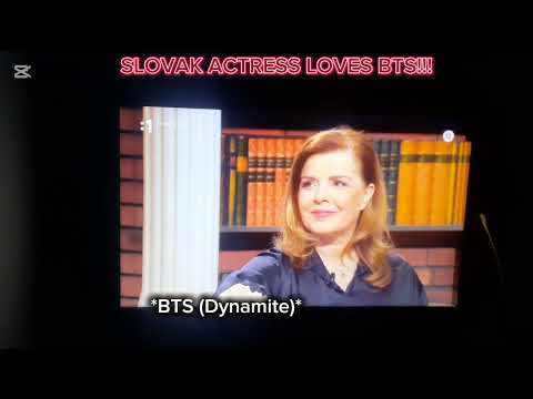 BTS menitoined in slovak television