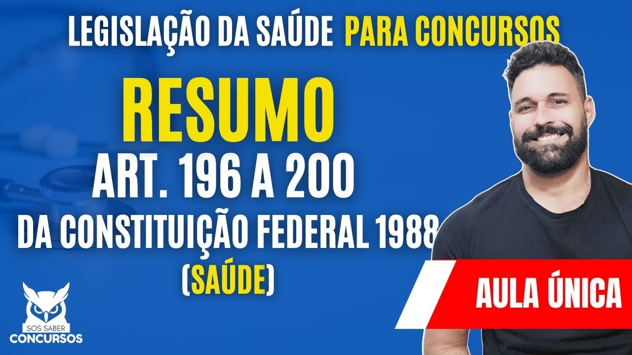Summary of Articles 196 to 200 of the Federal Constitution of 1988 | Health | Health Legislation ...