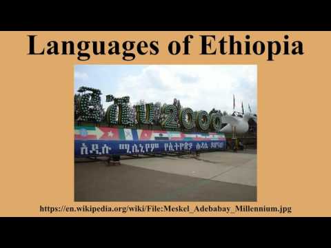 Languages of Ethiopia