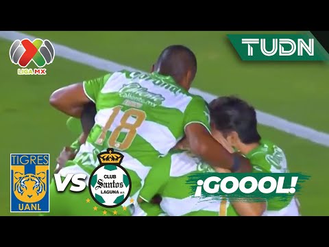 Emerson scores! The volcano goes out | Tigres 0-1 Santos | AP2023-J5 | Liga MX | TUDN