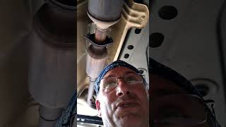 Chevy HHR flex pipe done with out removal of exhaust system