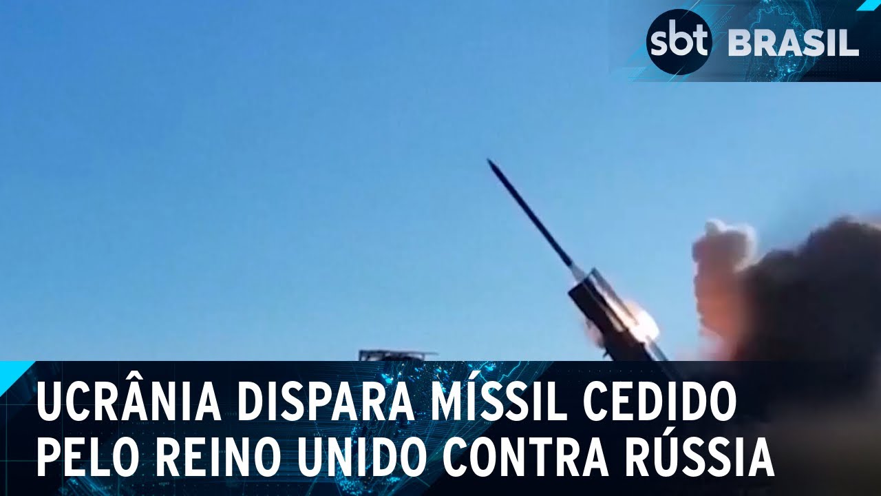 Ucrânia dispara míssil de longo alcance contra Rússia pela primeira vez | SBT Brasil (20/11/24)