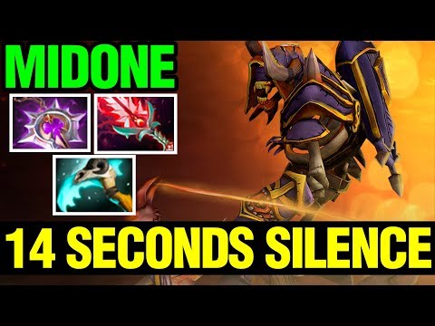 WTF Build Silence - 14 Seconds Of Silence - Midone Clinkz - Dota 2