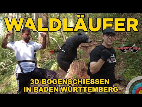 3D Bogenschießen in Baden-Württemberg: unterwegs auf dem Hochwaldtour - Parcours des Waldläufers