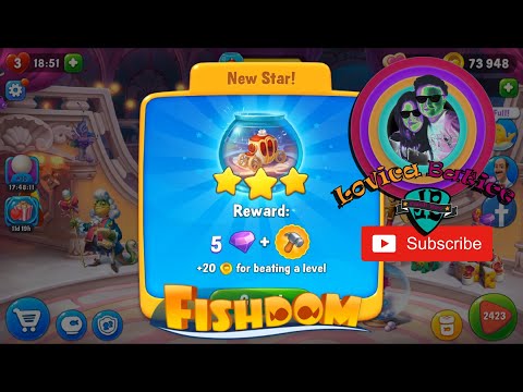 Fishdom - Level 2421 - 2425 - Aquarium Lost World and Wonderland - Gameplay