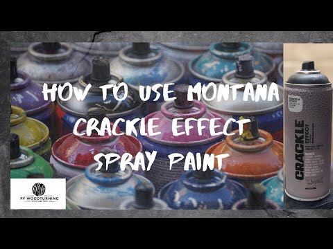 How to Use Montana Crackle Effect Spray Paint