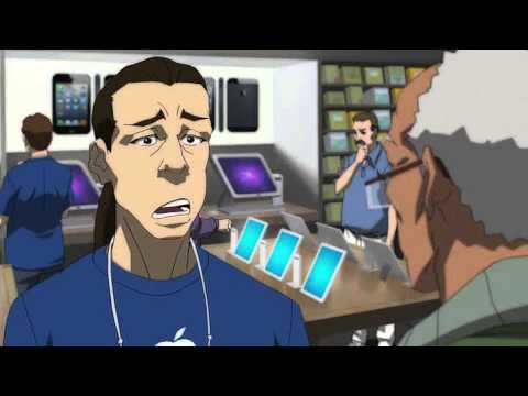 Boondocks - Granddad in apple store