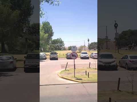 Parque costero de Martínez desde el Tren de la Costa, Buenos Aires, Argentina