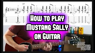 How to play Mustang Sally Guitar Lesson