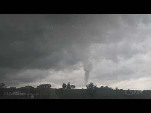 8-11-21 Mineral Point, WI - Incredible Footage of Vortex Breakdown