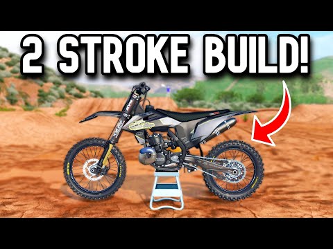 DESTROYING PRO'S ON A SECRET 2 STROKE BUILD IN MX BIKES!