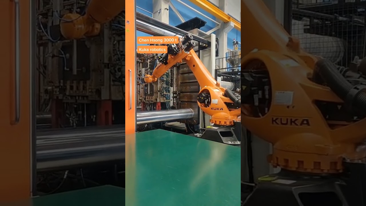injection molding machine with kuka robot