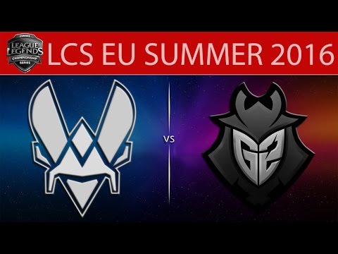 [LoL VODs] VIT vs G2 Game 1 | LCS EU Summer 2016 (24.06.2016) - Team Vitality vs G2 Esports