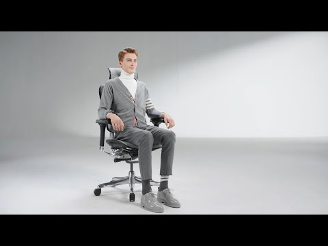 Fotel Ergohuman 2 Luxury marki Grospol - opis ergonomicznych funkcji poprawiających jakość pracy