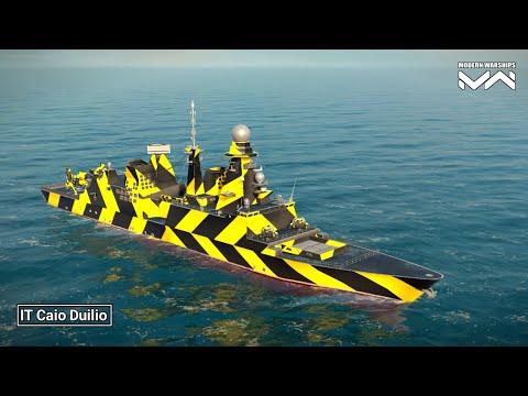 Buff IT Caio Duilio - Full Tier 3 Build | Best T2 Ship - Modern Warships Gameplay