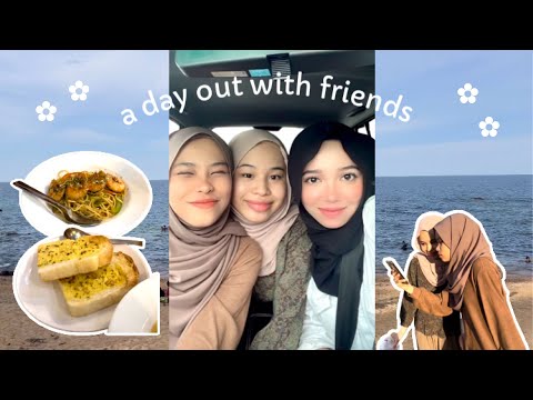 A day out with friends : went to the beach and dinner together !