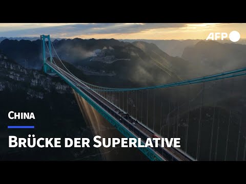 China: Höchste Brücke der Welt eröffnet | AFP