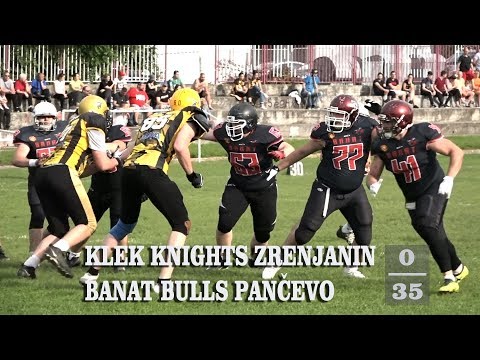 SAAF Liga II /Klek Knights - Banat Bulls 0 - 35