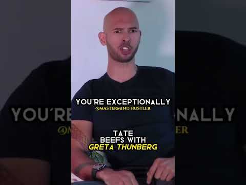 Andrew Tate beefing Greta Thunberg😂