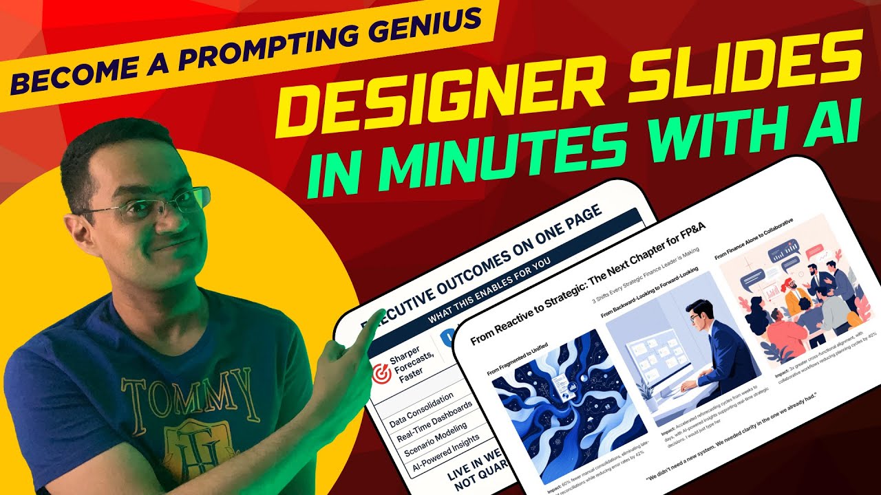 Prompt Engineering: Designer Slides in minutes with GEN AI