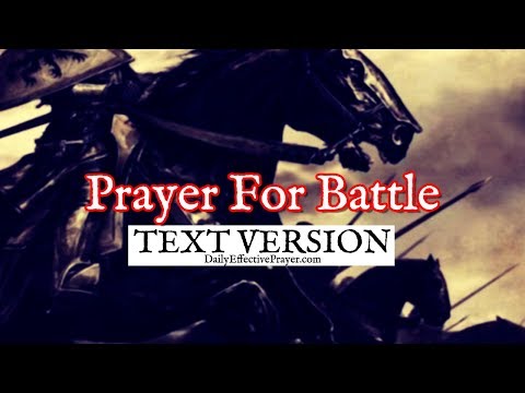 Prayer For Battle (Text Version - No Sound) Video