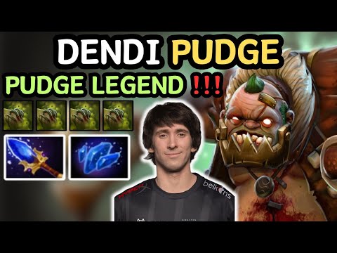 🔥 7.37d DENDI Pudge Midlane 🔥 The Legendary Dendi Pudge - Dota 2