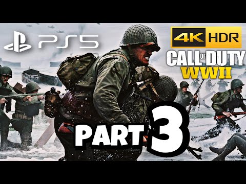 CALL OF DUTY WW2 PS5 Walkthrough Gameplay Part 3 - Stronghold (FULL GAME)