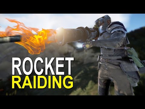 ROCKET RAIDING A BUNKER BASE - RUST (VANILLA)