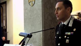 preview picture of video 'Colleferro. Virgo Fidelis. Il saluto del Col. Magrini, Com. del Gruppo Carabinieri di Frascati'