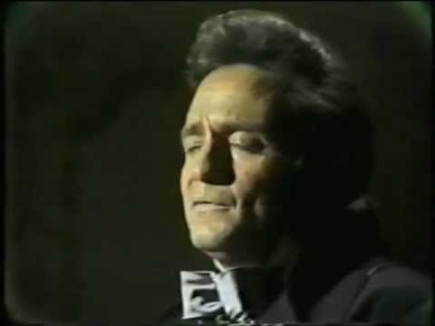Johnny Cash sings 