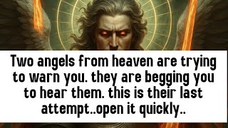 💸 Two angels from heaven are trying to warn you. they are begging you to hear them. this is their..