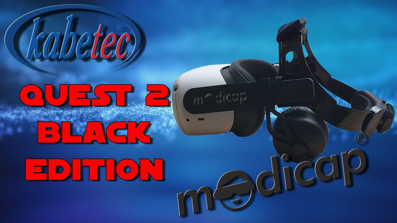 TupacVR - Oculus Quest 2 Black Edition - modicap Soundkit - Quest 2 Upgrades Deutsch / German