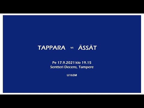 Tappara vs Ässät 17.9.2021 - U16 (1. erä)