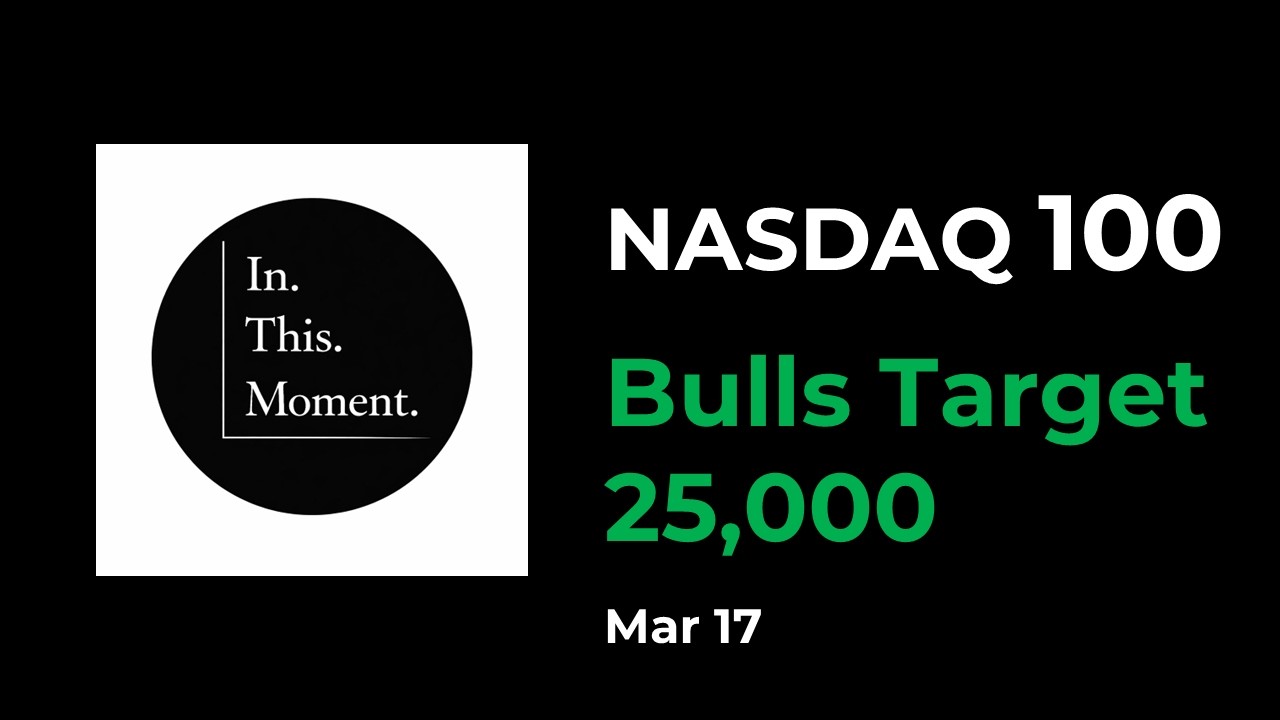 Nasdaq 100 Trading Range Day – Bulls Eye 25,000 | Mar 17