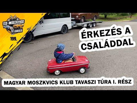 Garázs videó 199. - tavaszi Moszkvics klub túra a Bakonyban I.rész