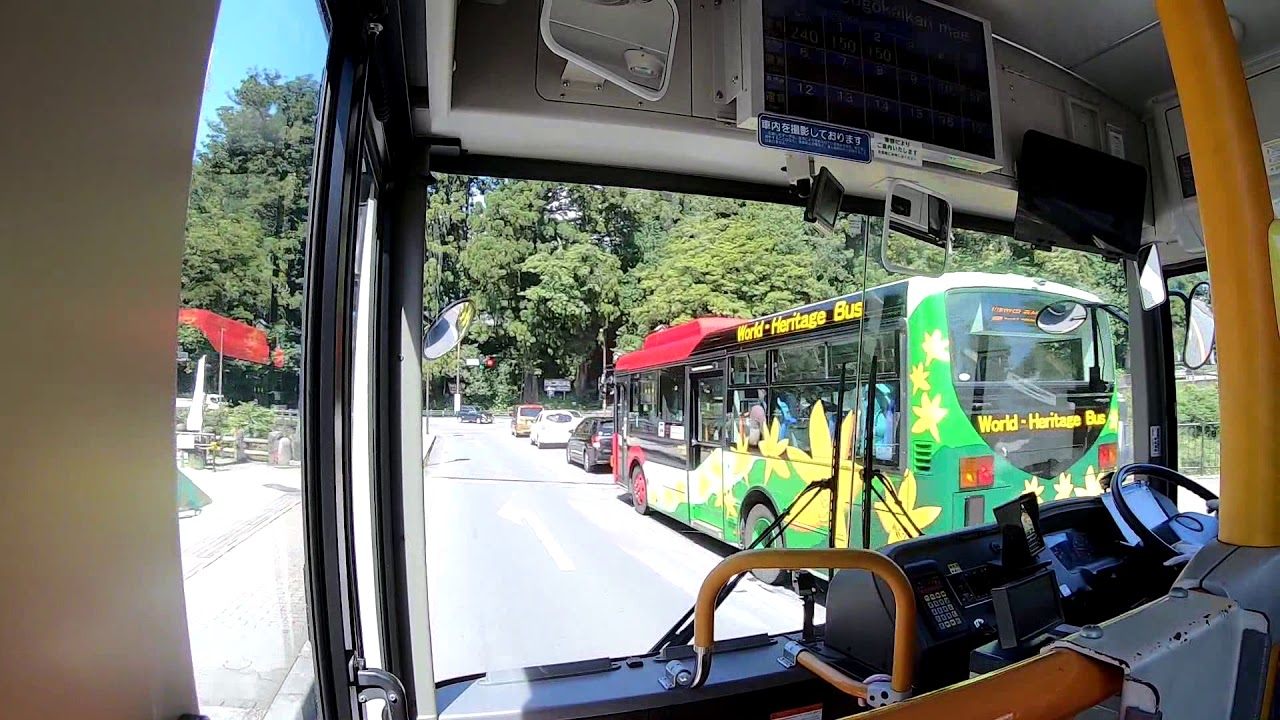 【HD広角前面展望】 東武バス日光 JR日光駅～湯元温泉 初秋 晴天 奥日光